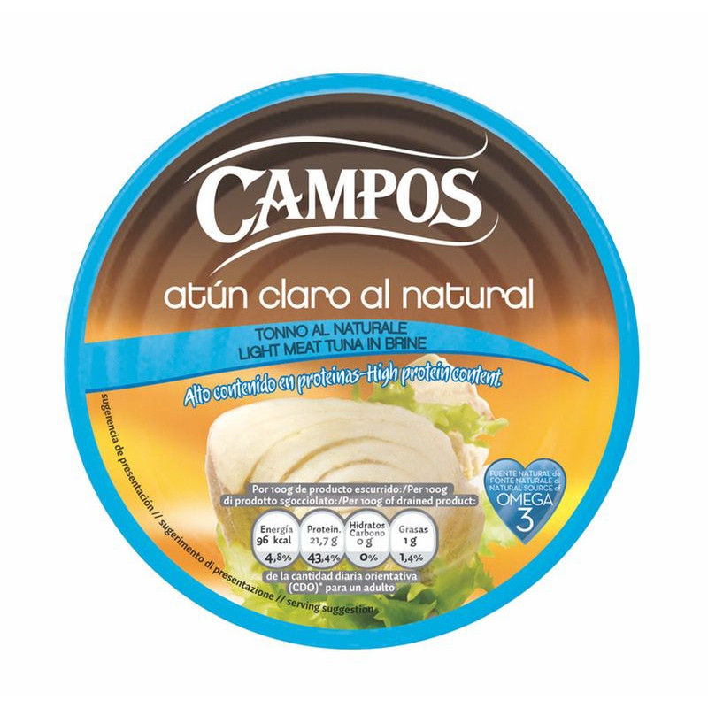 ATÚN CLARO AL NATURAL RO-160